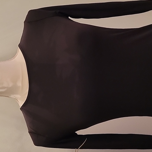 H&M basic long sleeve blouse size XS color black - Picture 4 of 7